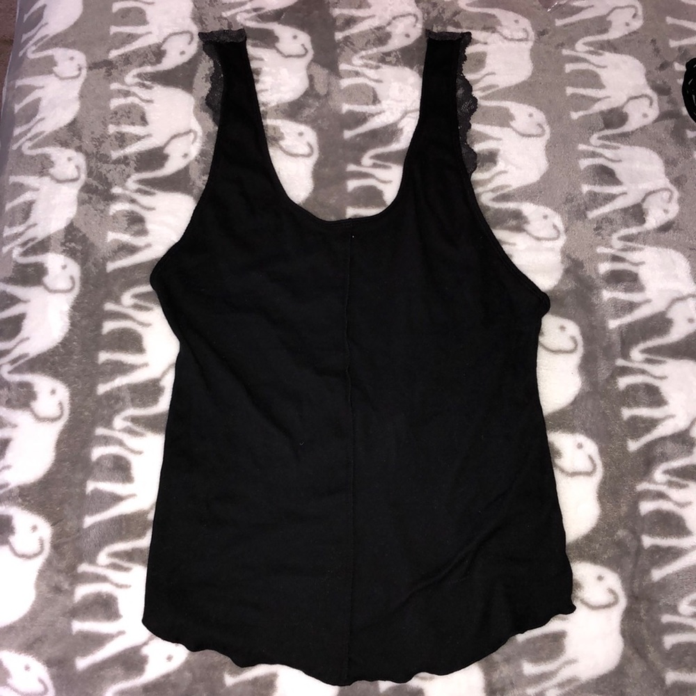 Black tank top